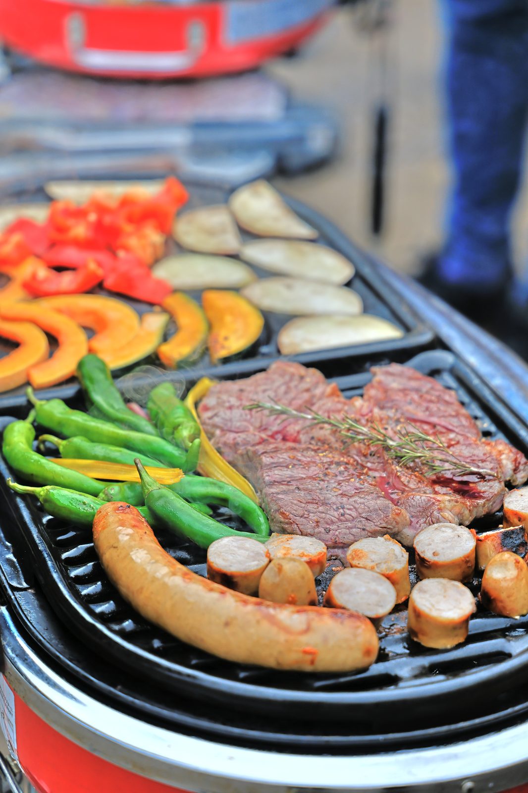 コールマングリルでの本格BBQ