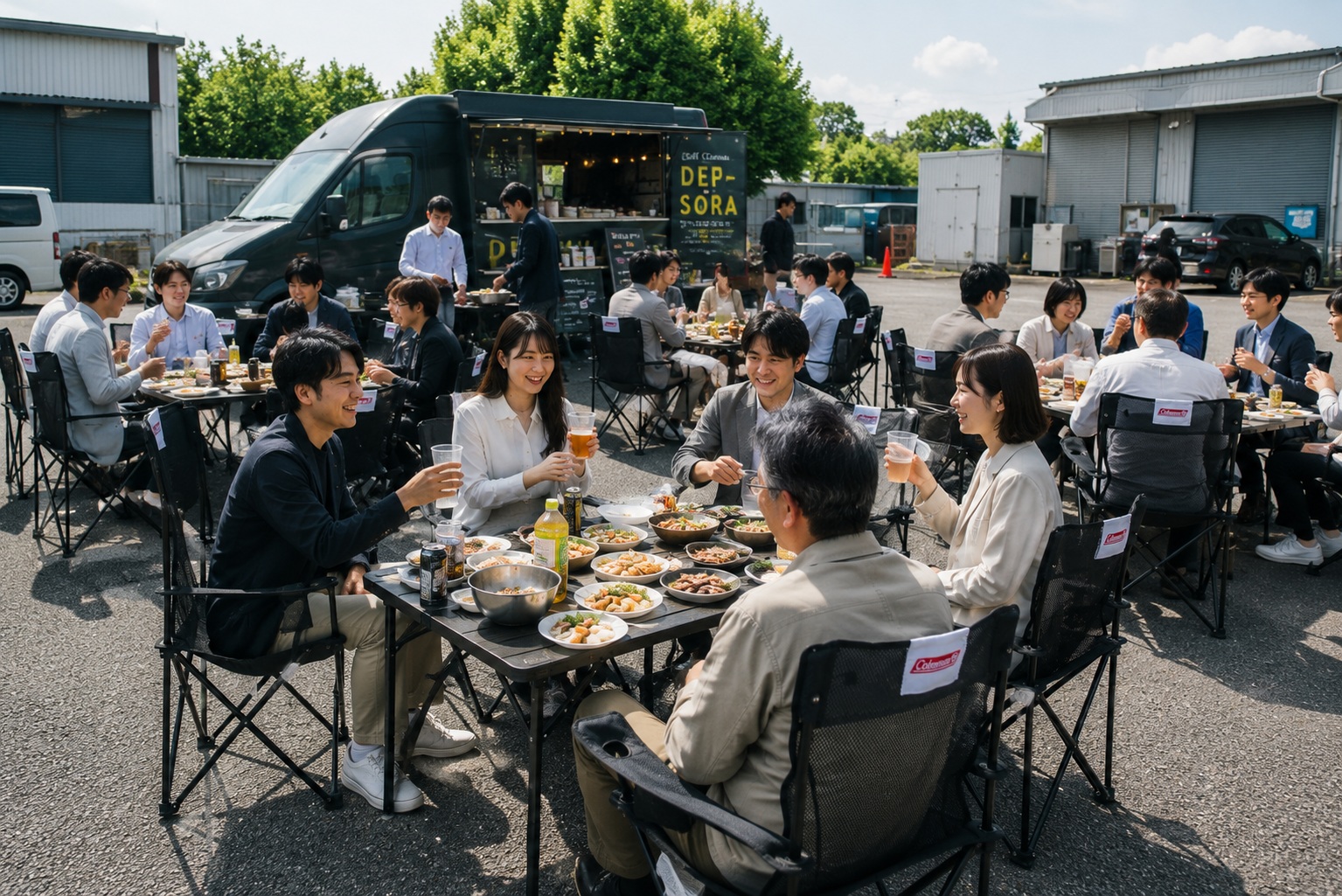 デパそらの法人向け出張BBQ （DEPASORA Grill Caravan）